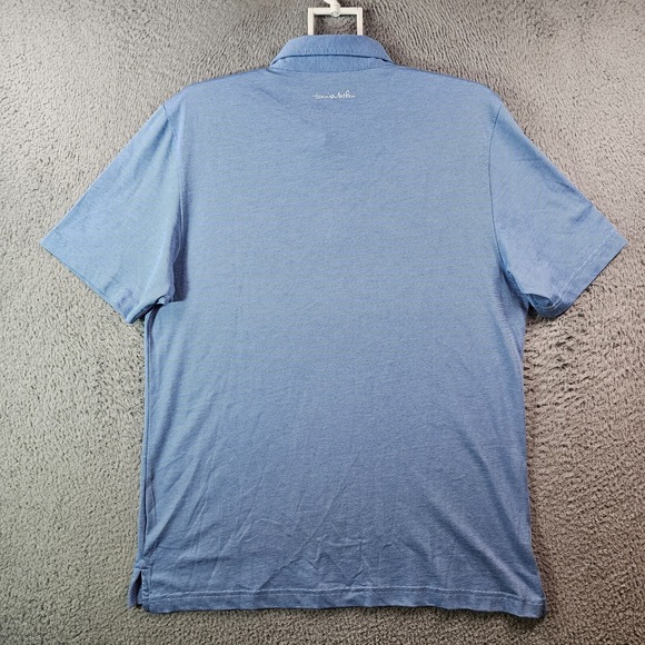 Travis Mathew Polo Shirt Men Large Short Sleeve Blue - L‎ - Picture 7 of 12
